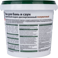 Акриловый лак для бань и саун VGT 0,9кг 11602863