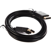 Кабель Cablexpert DisplayPort, 1.8м, 20M/20M, пакет, черный экран CC-DP-6