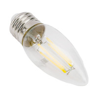 Светодиодная лампа General Lighting Systems Филамент прозрачный E27 7Вт 230В 510Лм 4500К Нейтральный белый свет Свеча GLDEN-CS-7-230-E27-4500 646800