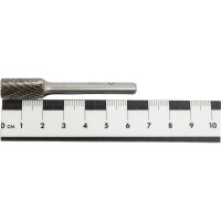 Борфреза цилиндрическая с зубчатым торцом (10х20х6х65 мм; ВК8; В10; 20Х06) ИНСТУЛС 00001337642