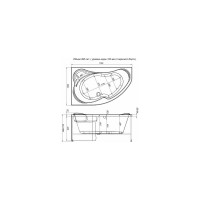 Фронтальная панель Aquanet CAPRI 170 L 00155531