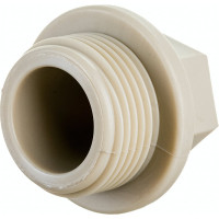 Заглушка пробка RTP PN25 с резьбой 3/4, серая 10916