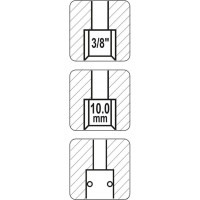Быстроразъемное соединение YATO с внутренней резьбой 3/8" YT-2394 36992394 092 1