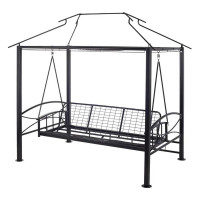 Беседка-качели Удачная Мебель Пальмира светло-бежевые A31BL.T025