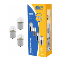 Лампа накаливания KRAFT R5W 12v5w BA15s упаковка 10 шт. KT 700048