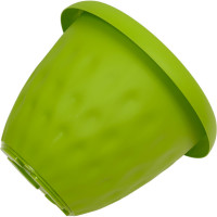 Горшок для растений с поддоном Martika Розетта 13 л, диам. 340 мм, зеленый С129ЗЕЛ