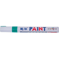 Маркер-краска по металлу Flysea Paint Marker FS-110 с наконечником 2-4 мм, зеленый FS-110-green