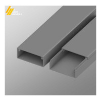 Кабель-канал AGIS ПВХ 40x16 мм Cерый 60.02.40.16.200