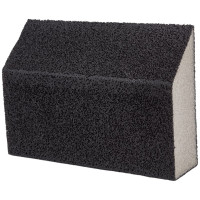 Губка шлифовальная угловая, алюминий-оксидная, 100x70x25 мм, Р 240, средняя жесткость FIT 38377