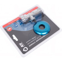 Вентильный кран AV Engineering угловой 1/2x1/2 с чашкой, хром AVE256001