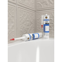 Силиконовый сантехнический герметик EAST BRAND кислотный, прозрачный, 280 мл ES0006