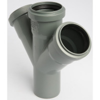 Крестовина Flextron D 50x50x50 мм, 45 градусов, для внутренней канализации 148073