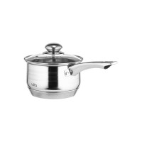 Сотейник Lara SONATA нержавеющая сталь 16x10.5 см, 2.1 л, 7-ступенчатое дно, комбо-полировка, крышка LR03-11