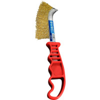 Щетка по металлу vertextools с пластиковой ручкой 1212-01