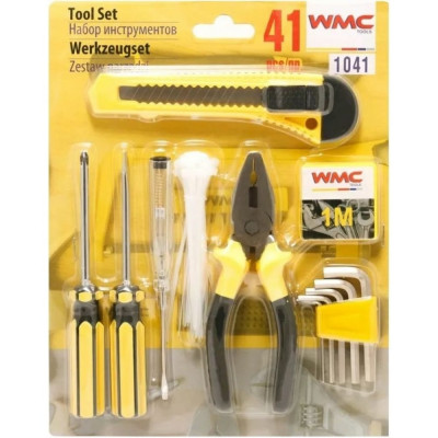 WMC TOOLS Набор инструментов 41 предмет WMC-1041(50244)