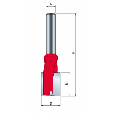 Прямая торцевая фреза FREUD PRO 17-10208