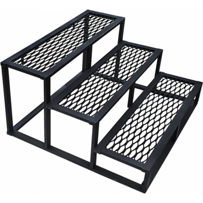 УЛИЧНЫЕ ЛЕСТНИЦЫ Лестница Медиум 3 ступени из ПВЛ, 51x100x91 см ,UL-MDM-3-PVL