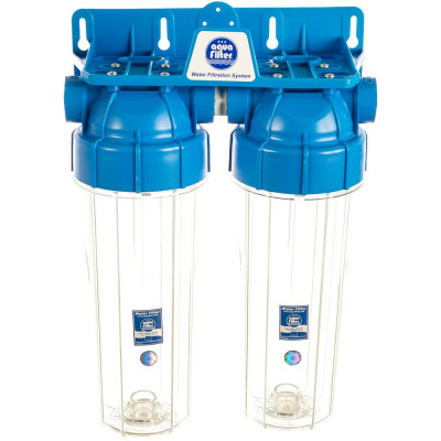 Aquafilter Сборка 2 корпуса фильтра 10SL, с возд. кл., лат. резьба 1/2