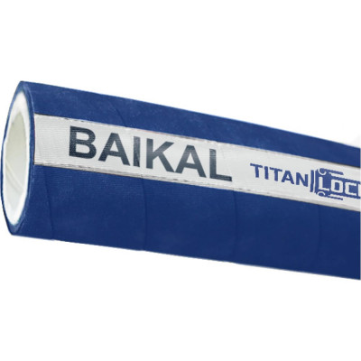 TITAN LOCK 3in, Пищевой рукав «BAIKAL», внутр. диам. 76мм, 10bar, UHMWPE, н/в TL076BK 5 м. TL076BK_5