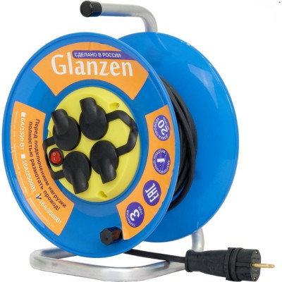 Силовой удлинитель GLANZEN EB-20-009 КА-00008206