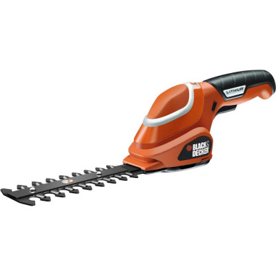 Аккумуляторные ножницы-кусторез Black+Decker GSL700KIT