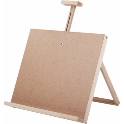 BRAUBERG Мольберт настольный из липы, регулируемый верхний держатель, 65x45x36 см, Art Debut, 192340