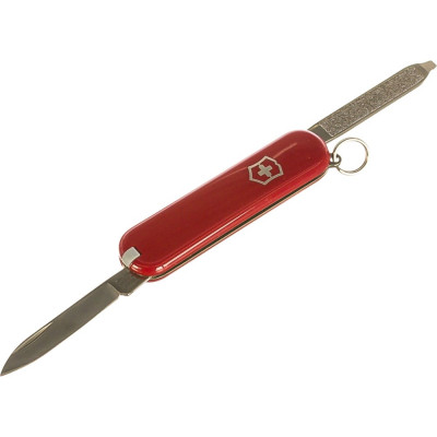 Victorinox Нож-брелок Classic Escort, 58 мм, 6 функ, красный 0.6123, 0.6123