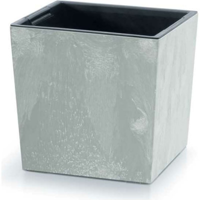 Prosperplast DURS300LE 422U Кашпо URBI SQUARE LOW EFFECT d295mm d295mm h295см бетон с вкладышем 067037