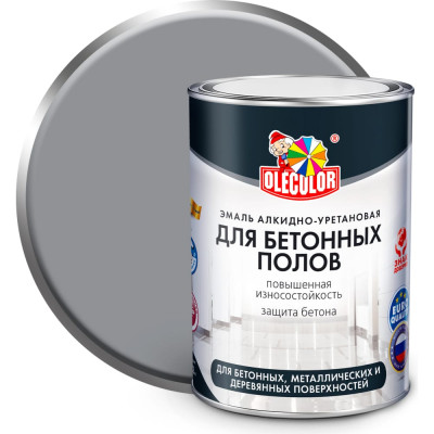 Алкидно-уретановая эмаль для бетонных полов Olecolor 4300002254