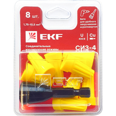 Изолирующие соединительные зажимы EKF 1,75-10,5мм2 plc-cc-6-b