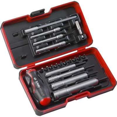 Felo Набор бит SL/PH/Tx/PZ и головок M-TEC c рукояткой SMART в кейсе, 20 шт 06082006