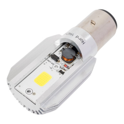Nord-Yada Светодиодная лампа мотоциклетная 10-36V Н6 ВА20D 2*7.5W COB блистер 908461