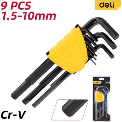 Набор шестигранных ключей DELI DL231209H 98336