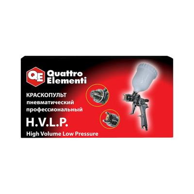 Пневматический краскопульт QUATTRO ELEMENTI HVLP 770-841
