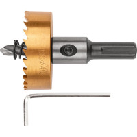 Коронка кольцевая по металлу 40 мм, HSS сталь, титановое покрытие FIT 36872