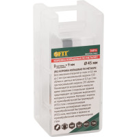 Коронка кольцевая по металлу 45 мм, HSS сталь, титановое покрытие FIT 36876