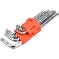 Удлиненные ключи-звездочки SANTOOL Т10-Т50 9 шт/уп 031655