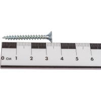 Саморез по дереву КРЕП-КОМП белый цинк POZY 4х35 800шт бд435ф