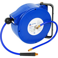 Шланг полиуретановый на автоматической катушке 8х12 мм, 8 м, резьба 1/4” МАСТАК 681-08008HR