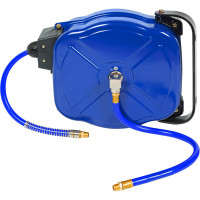 Шланг полиуретановый на автоматической катушке 8х12 мм, 8 м, резьба 1/4” МАСТАК 681-08008HR