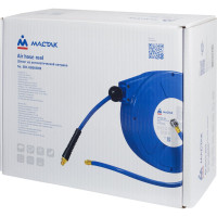 Шланг полиуретановый на автоматической катушке 8х12 мм, 8 м, резьба 1/4” МАСТАК 681-08008HR