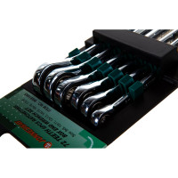 Набор накидных трещоточных ключей Jonnesway W68106S