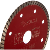 Диск алмазный по граниту (125х22,2 мм) TURBO Solga Diamant 10303125