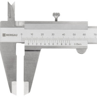 Нониусный штангенциркуль NORGAU 0-200 мм/0,05 мм, тип NCV-2005 040005020