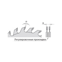 Диск пильный подрезной регулируемый (100х20х2.8-3.6 мм; Z=10+10) CMT 289.100.20H