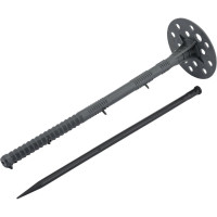 Дюбель для теплоизоляции с пластиковым гвоздём 10х200, 500шт - накл. Tech-Krep IZO 124889