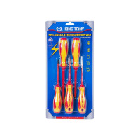 Набор диэлектрических отверток (5 предметов) KING TONY 30615MR
