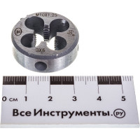 Метрическая плашка ТехноСталь М10.0х1.25 9ХС t240045