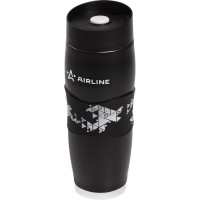 Термокружка Airline 380 мл, черная IT-01