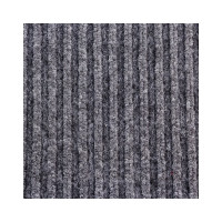 Влаговпитывающий ворсовый ребристый коврик OfficeClean 120х150 см, серый 285741